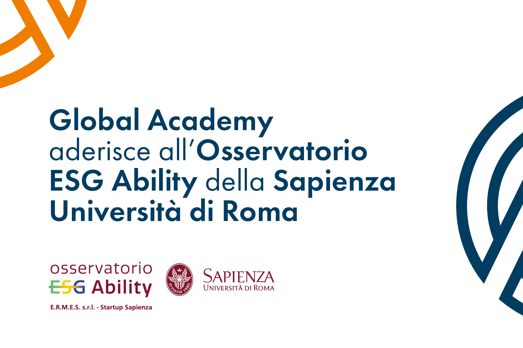 Global Academy aderisce all'Osservatorio ESG Ability